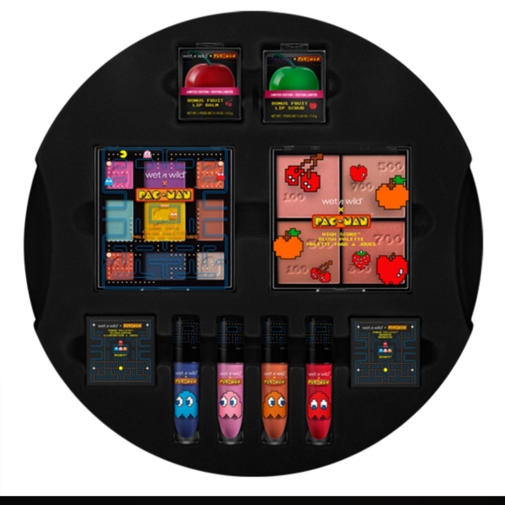 Wet n Wild Limited Edition Pac-Man 10 Item Bundle
